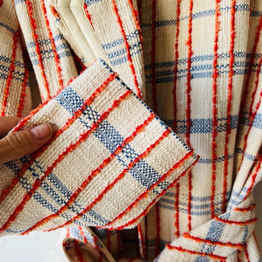 Chico’s Novelty Tweed Fusion Blazer Sz 1 (8/10) - Picture 5 of 6